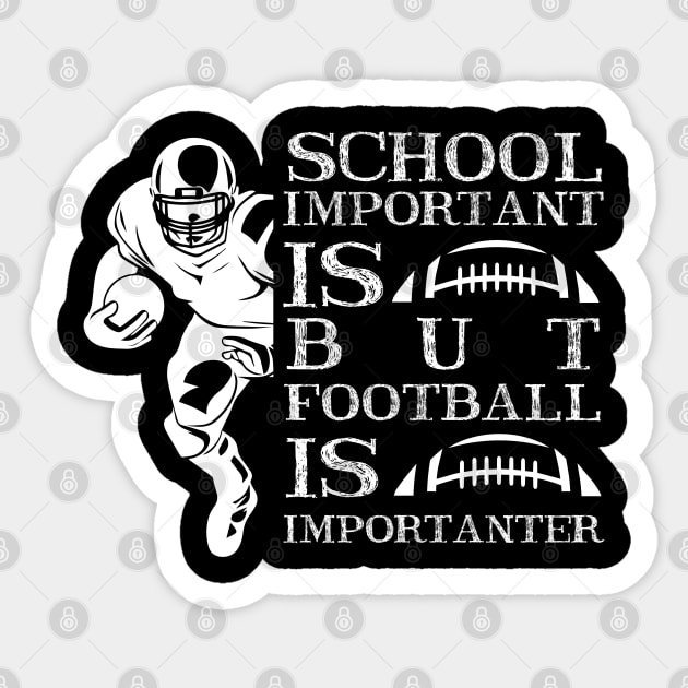 Quarterback Football Ballon Zone Des Buts Sticker by click2print